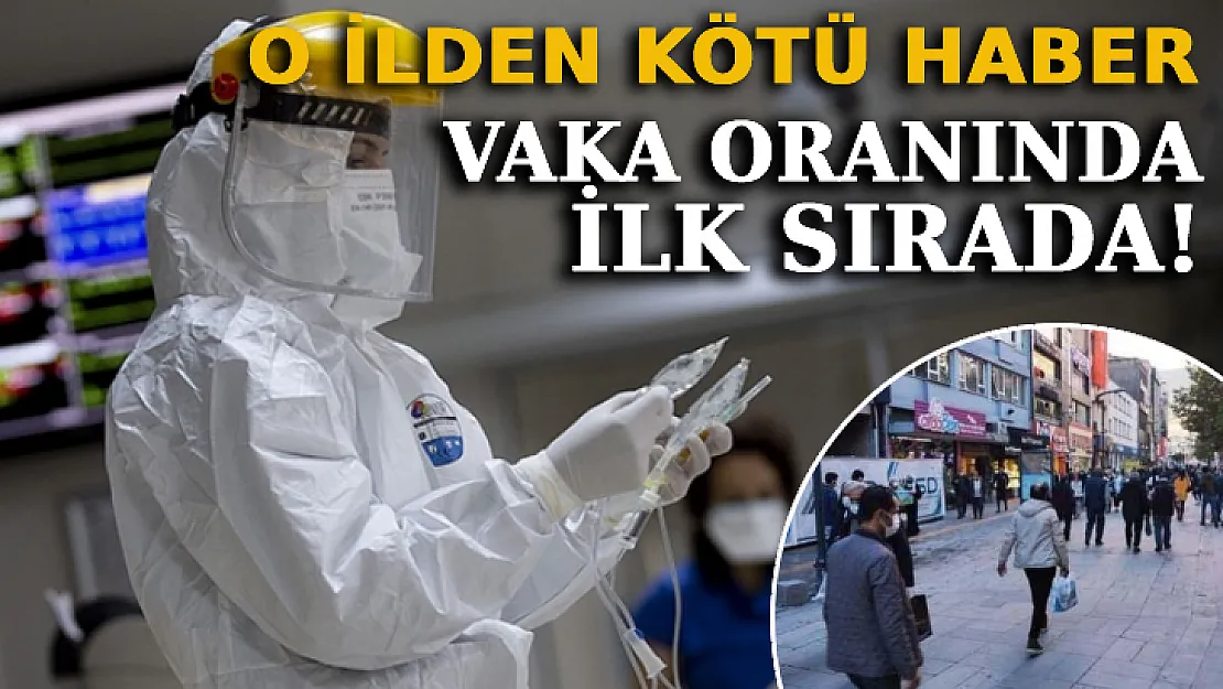 O İl Koronavirüs Vaka Oranında İlk Sırada!