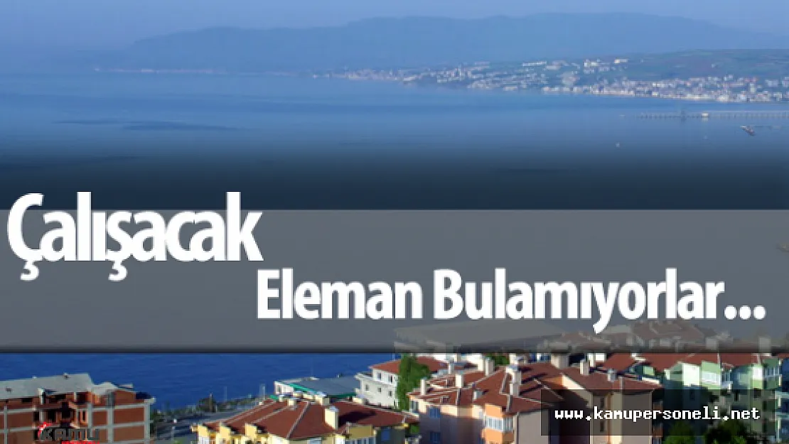 O İlde Eleman Bulunamıyor