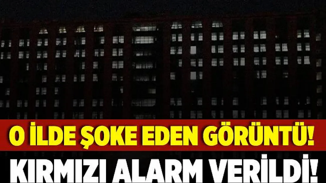 O ilde kırmızı alarm verildi! Şoke eden görüntü!