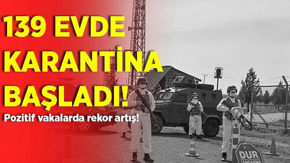 O ilimizde alarm verildi! Kent merkezi ve ilçedeki 139 ev karantina altına alındı!