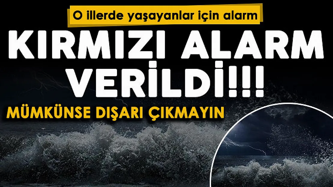 O illerde yaşayan vatandaşlar için sabah saatlerinde alarm verildi! MGM'den hem iyi hem de kötü haber geldi: Mümkünse dışarı çıkmayın