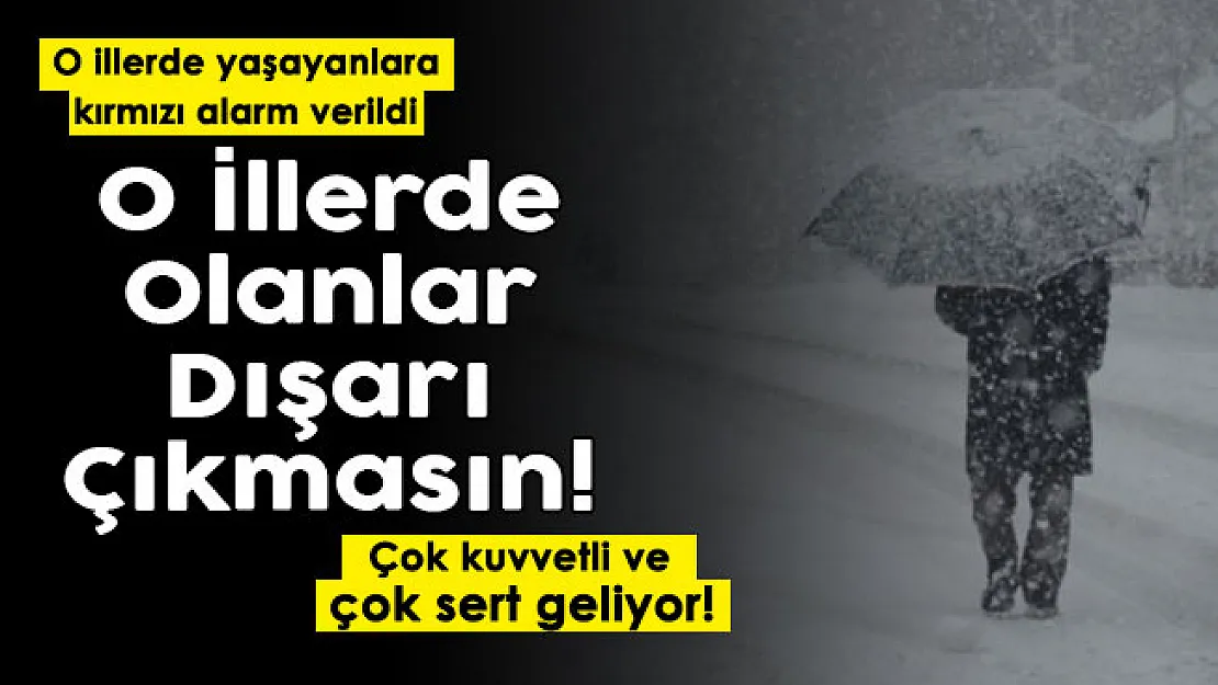 O illerde yaşayanlara kırmızı alarm verildi! Bugün dışarı çıkmayın: Peş peşe açıklama yapıldı