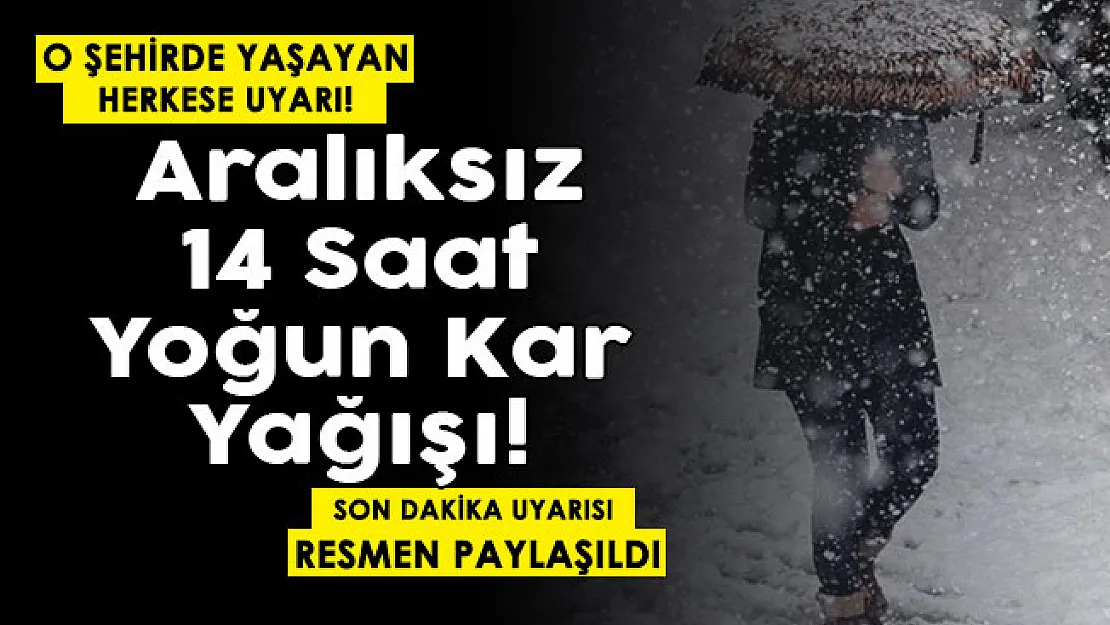 O şehirde yaşayanlar için son dakika alarmı verildi! Aralıksız 14 saat yoğun kar yağışı olacak: Radar görüntüleri paylaşıldı