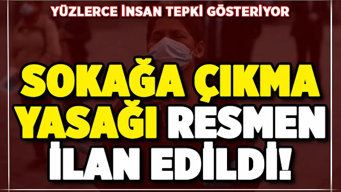O ülkede sokağa çıkma yasağı resmen ilan edildi! Yüzlerce insan tepki gösteriyor