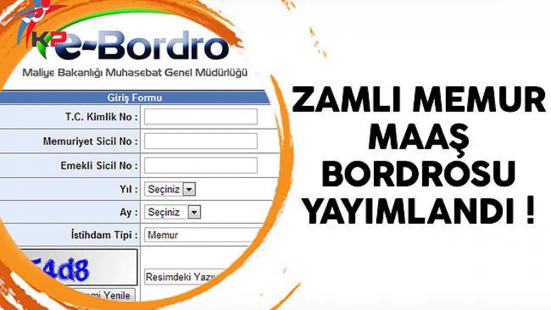 Ocak 2018 memur maaş bordrosu E-devlet üzerinden yayımlandı