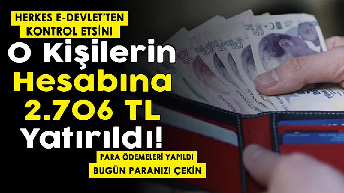 Ocak ayı evde bakım maaşı yatan iller açıklandı! Bu illerde yaşayan vatandaşların hesabına 2 bin 706 lira para yattı: e-Devlet üzerinden kontrol edin