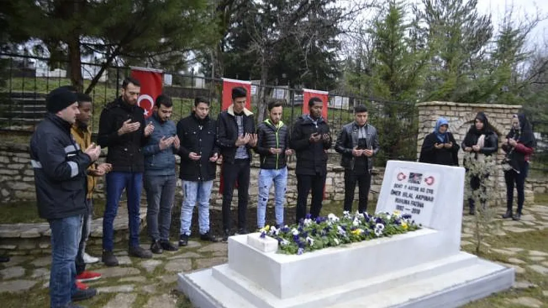 Öğrenciler Afrin şehidini andı