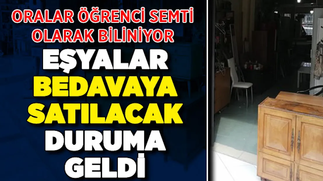 Öğrenciler gelmedi: Dükkanlar eşya ile doldu taştı