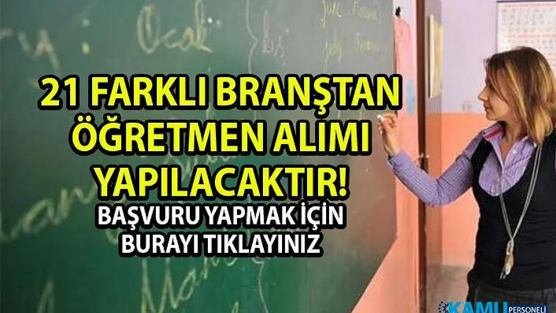 Öğretmen alımı yapan özel eğitim kurumları iş ilanları! İŞKUR tarafından tam 21 branştan öğretmen alımı yapılacaktır!