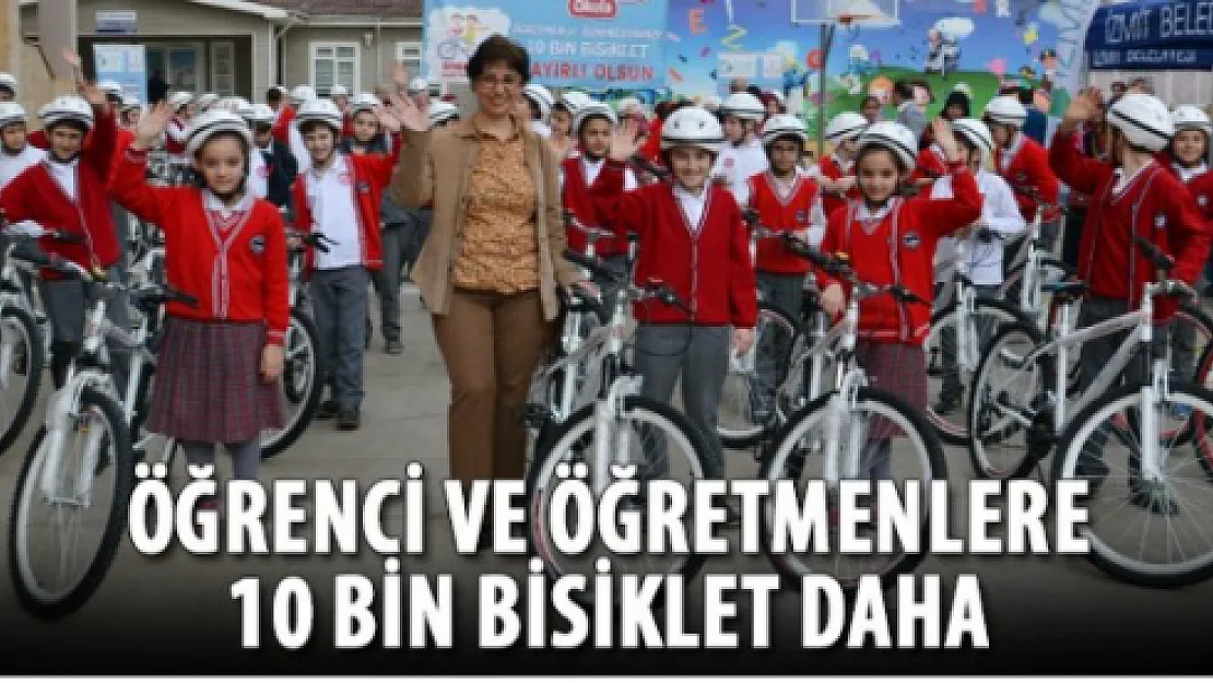 Öğretmen ve Öğrencilere Bisiklet Dağıtıldı