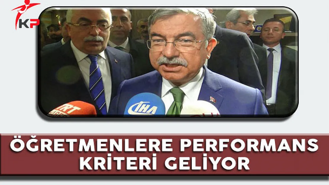 Öğretmenlere Performans Kriteri Geliyor