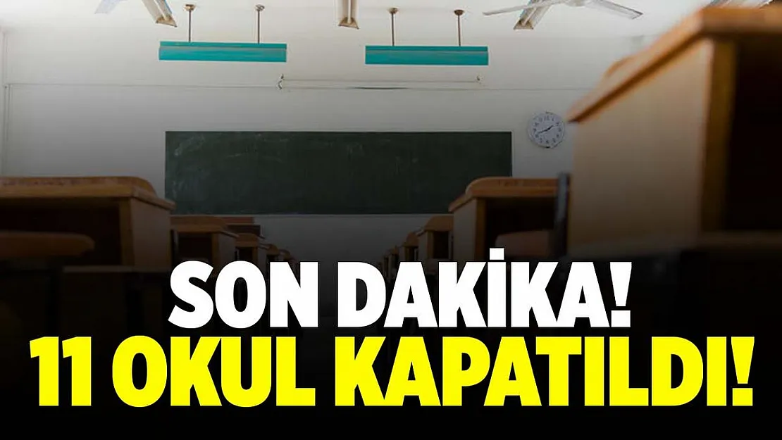 Öğretmenlerin testleri pozitif çıktı! 11 okul karantinaya alındı!