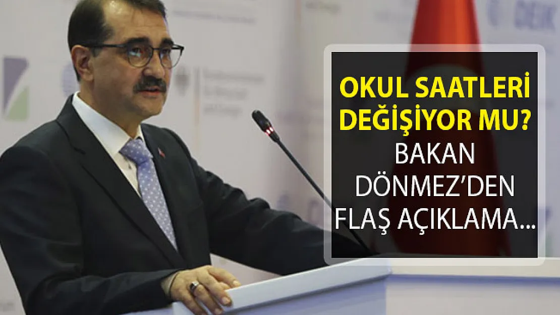 Okul Saatleri Değişiyor Mu? Bakan Dönmez'den Flaş Açıklama