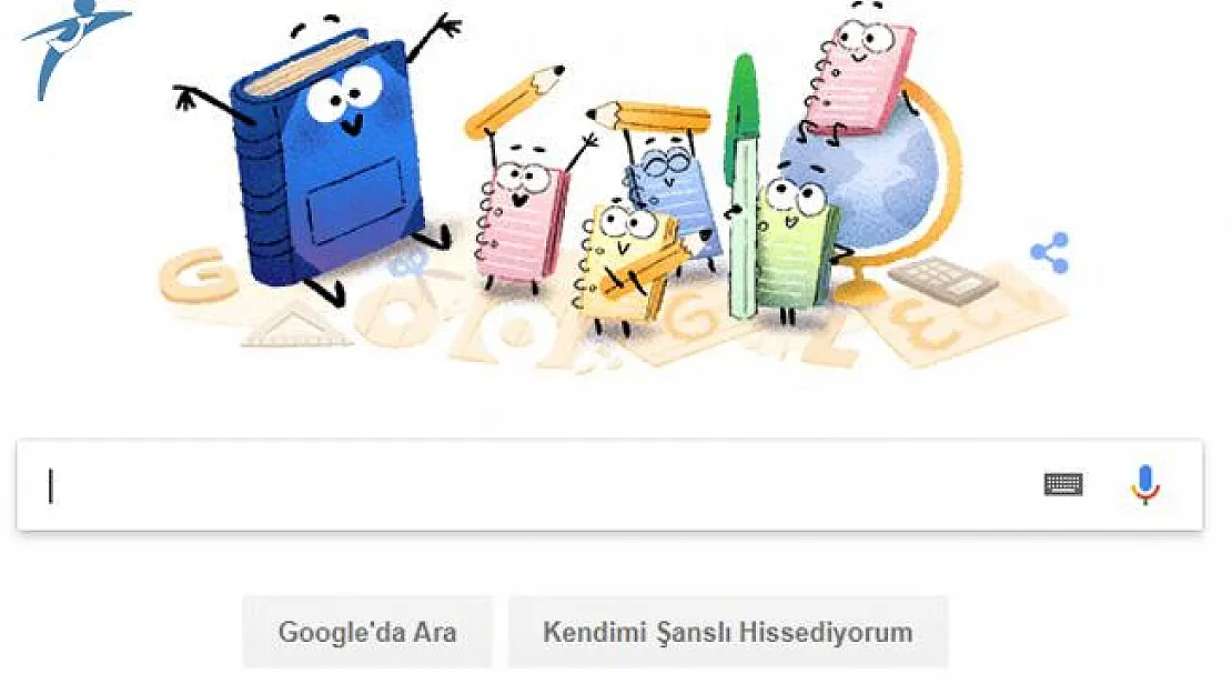 Okulun İlk Günü Doodle Oldu! Google'dan Okulun İlk Günü Sürprizi