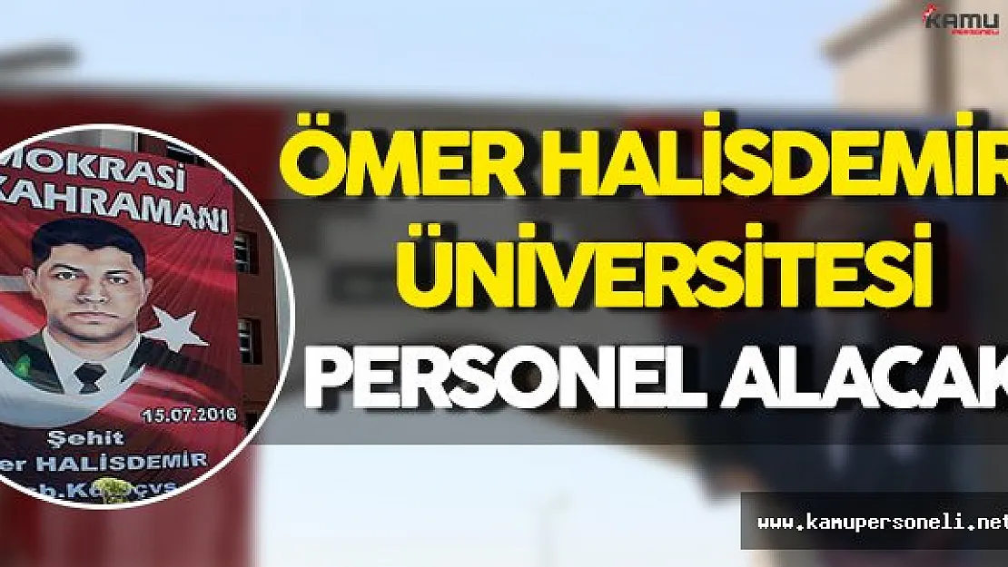 Ömer Halisdemir Üniversitesi Personel Alacak