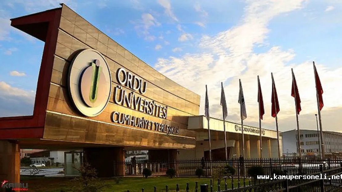 Ordu Üniversitesi 4 Akademik Personel Alacak