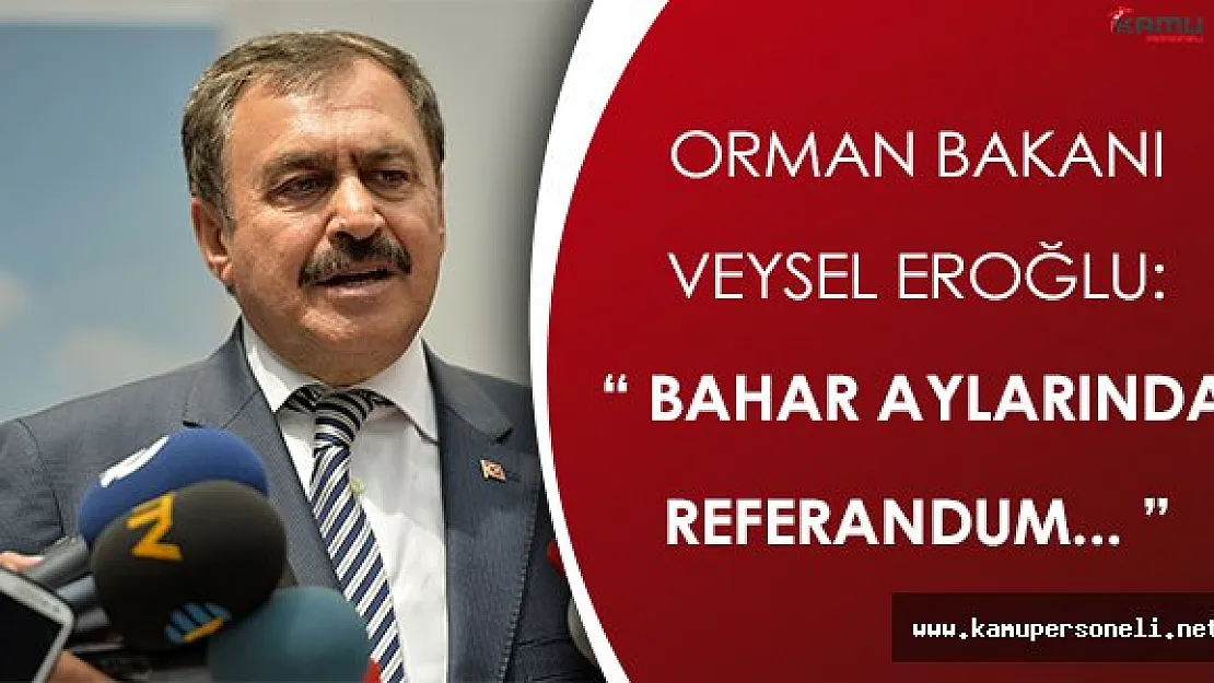 Orman Bakanından Referandum Açıklaması