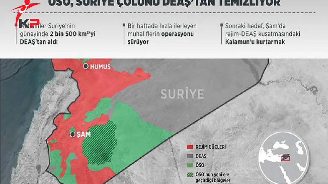 ÖSO Suriye'nin Güneyini DEAŞ'tan Temizliyor