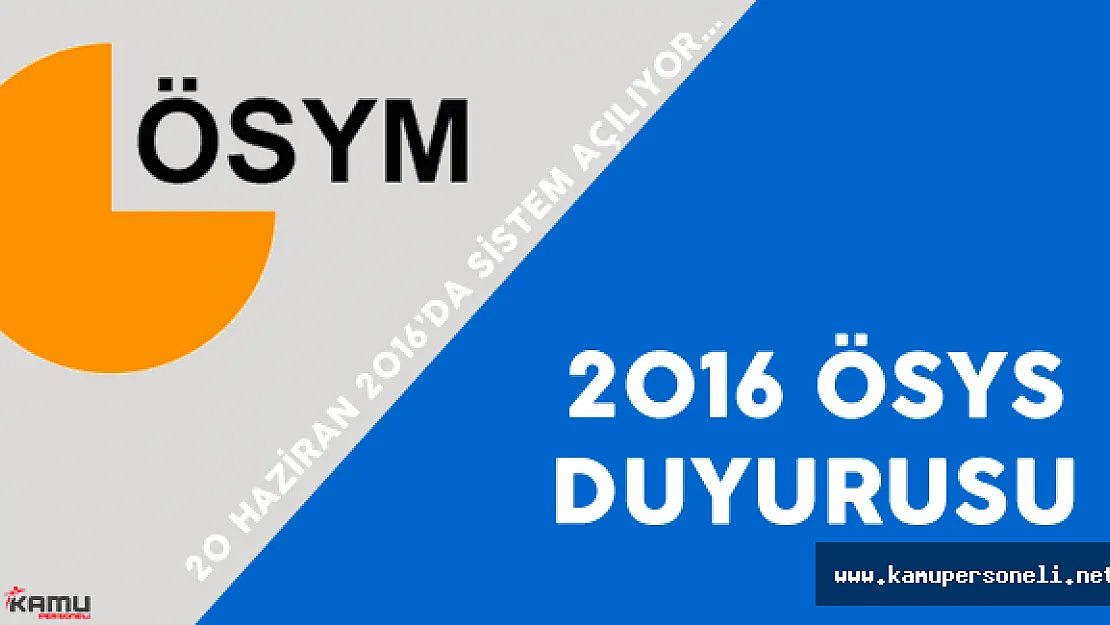 ÖSYM 񟭐 ÖSYS' Kayıt Kontrol Duyurusu Yayımladı