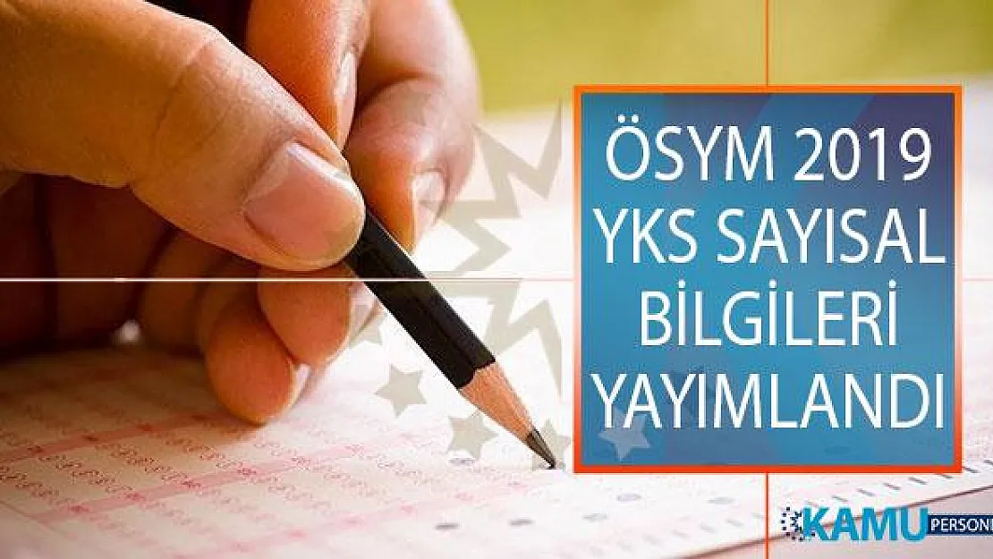 ÖSYM 2019 Yükseköğretim Kurumları Sınavı (YKS) Sayısal Bilgileri Yayımlandı! 2019 YKS Türkiye Birincisi Kim Oldu?