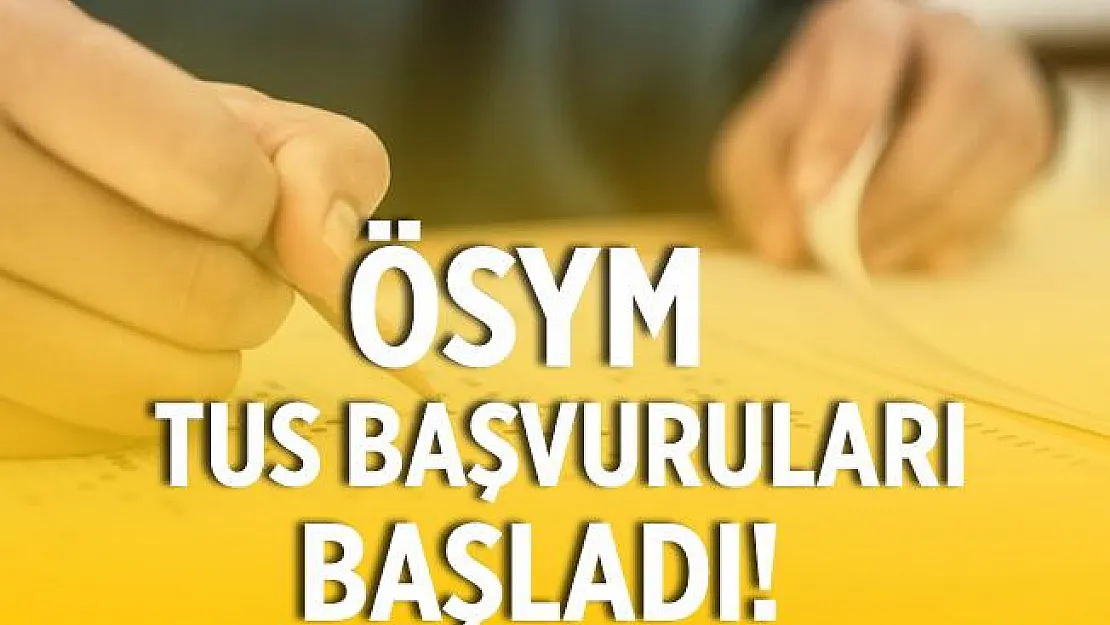 ÖSYM duyurdu! 2020 TUS ve STS Tıp Doktorluğu 2. Dönem başvuruları başladı!