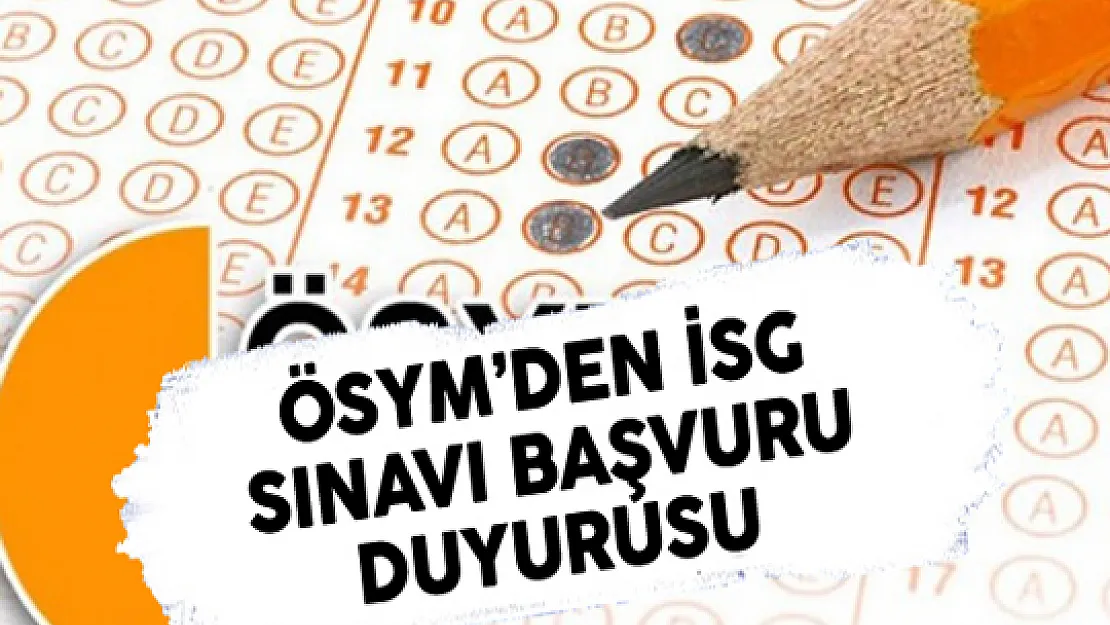 ÖSYM'den İşyeri Hekimliği ve İş Güvenliği Uzmanlığı Sınavı Duyurusu