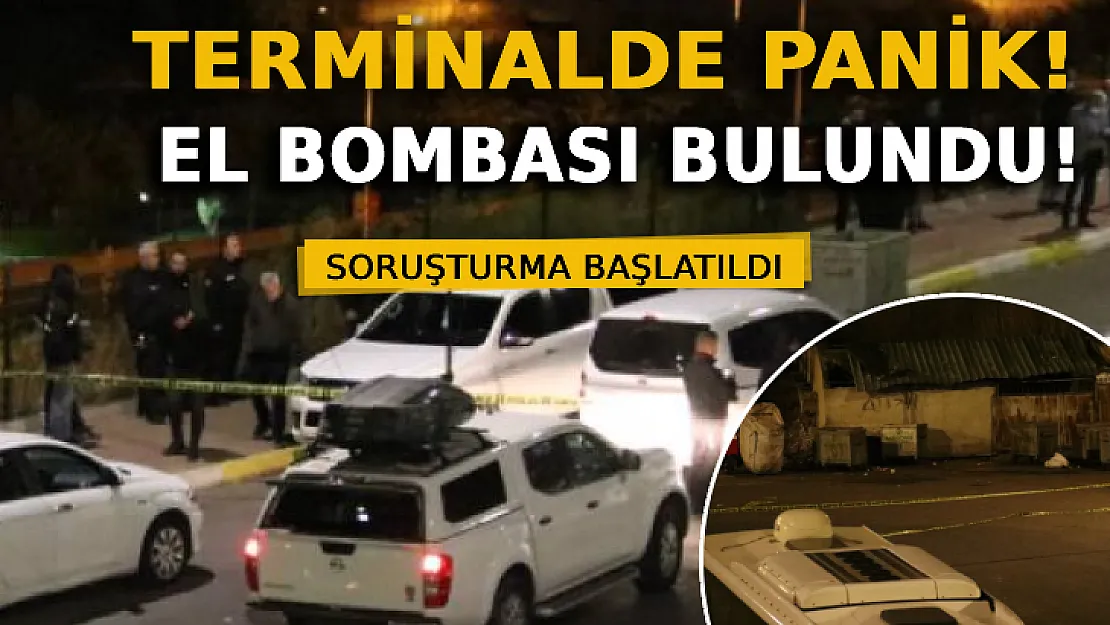 Otobüs Terminalinde El Bombası Paniği