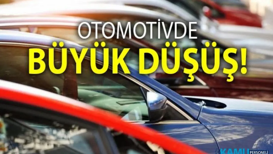 Otomobil satışlarında büyük düşüş! Otomotiv sektöründeki daralma yüzde 55 oldu