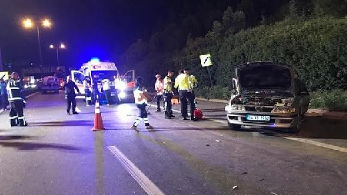 Otoyolda katliam gibi kaza! 3 kişi hayatını kaybetti! 3 kişi yaralandı