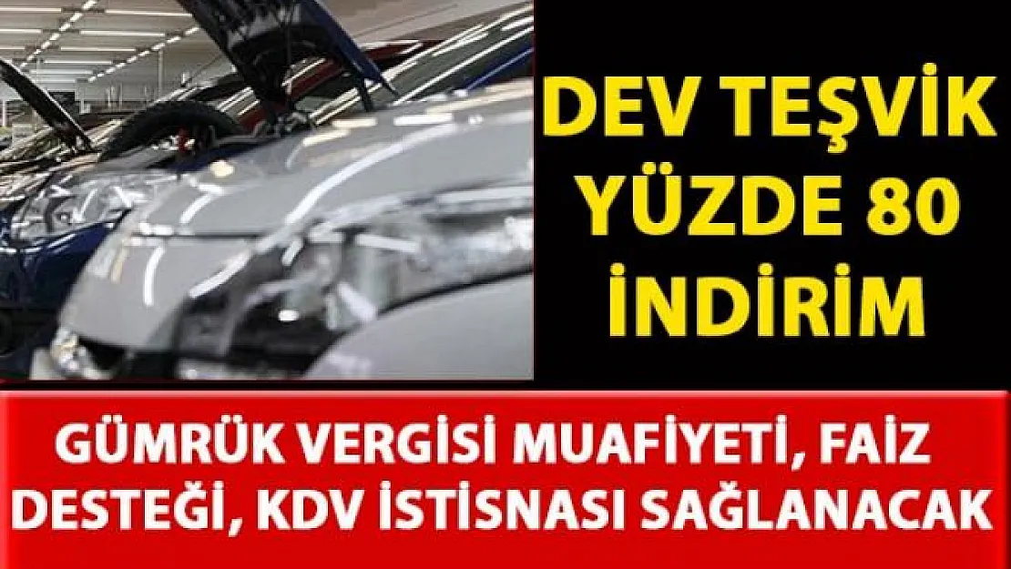 Oyak Renault'ta vergi, faiz indirimi ve KDV muafiyeti teşvik desteği geldi