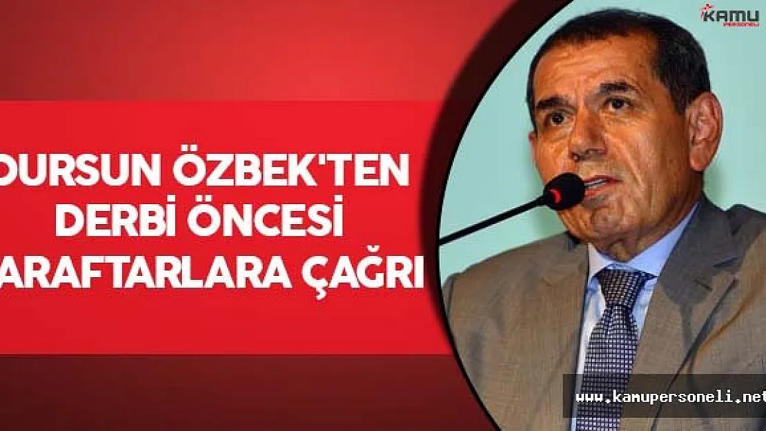 Özbek'ten Taraftarlara Birlik ve Beraberlik Çağrısı