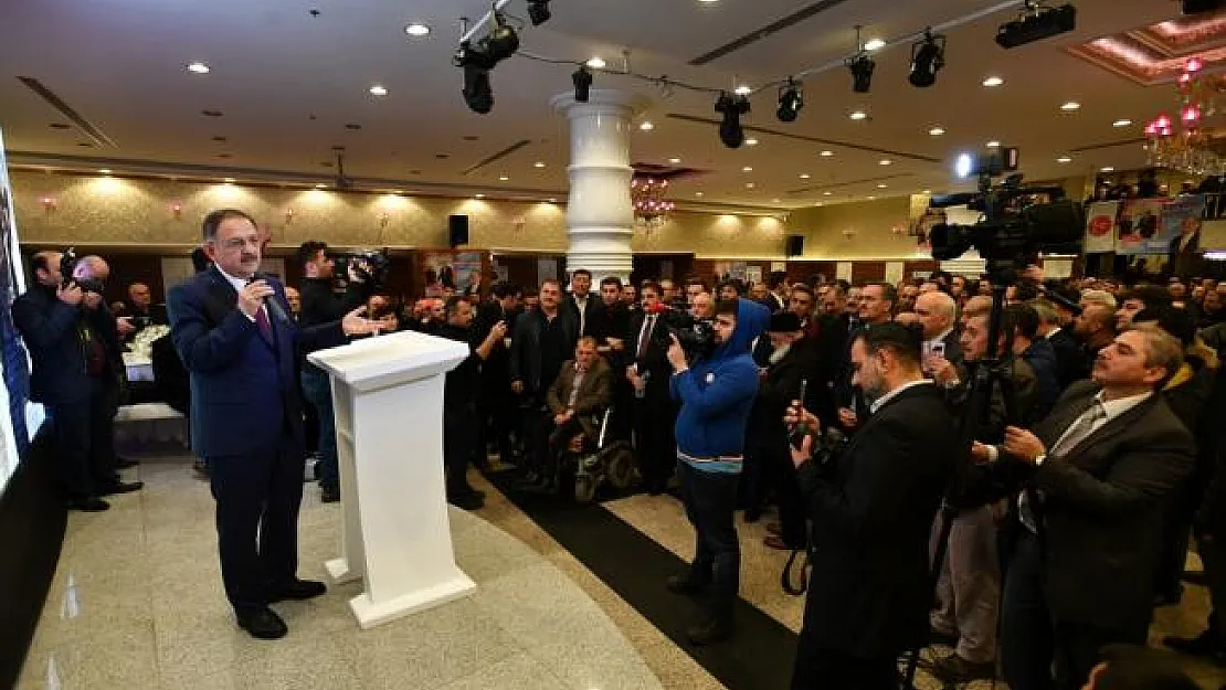 Özhaseki aday olduğu Ankara için planladıkları projeler hakkında bilgi verdi