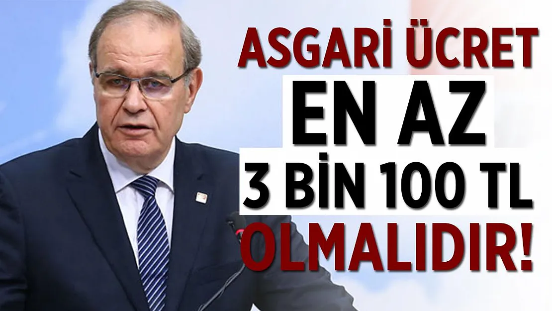 Öztrak'tan asgari ücret açıklaması! Asgari ücret en az 3 bin 100 TL olmalıdır!