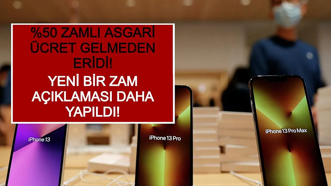 %50 Zamlı Asgari Ücret Gelmeden Eridi! Yeni Bir Zam Açıklaması Daha Yapıldı!
