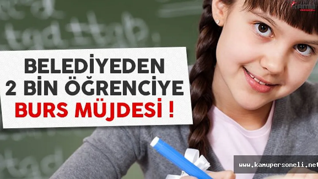 Pamukkale Belediyesi'nden 2 bin öğrenciye burs müjdesi