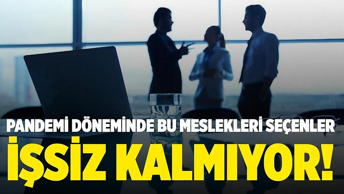 Pandemi döneminde bu meslekleri seçenler işsiz kalmıyor!