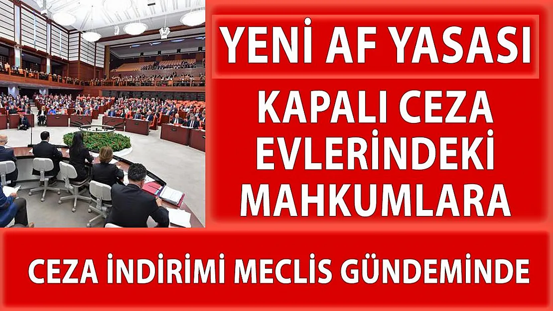 Pandemiden dolayı kapalı cezaevinde bulunanlar için ceza affı, ceza indirimi meclis gündeminde!