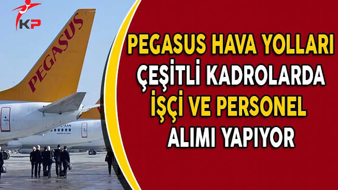 Pegasus Hava Yolları İşçi ve Personel Alıyor