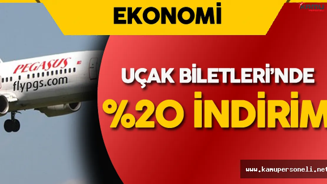 Pegasus Kurban Bayramı için Uçak Biletlerinde İndirime Gitti
