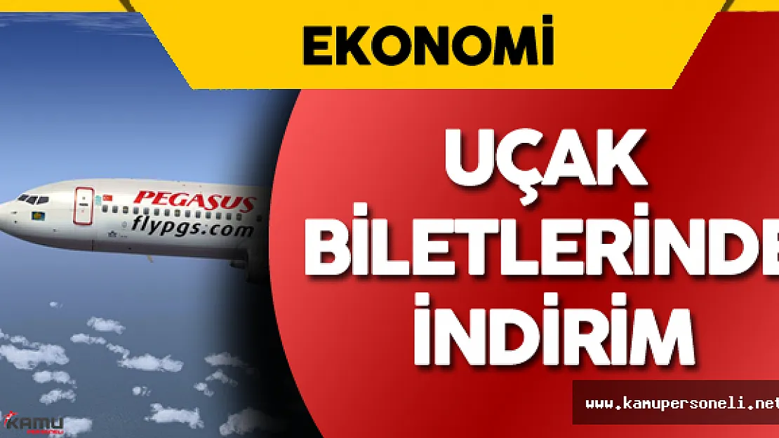 Pegasus Uçak Biletlerinde İndirim Yaptı