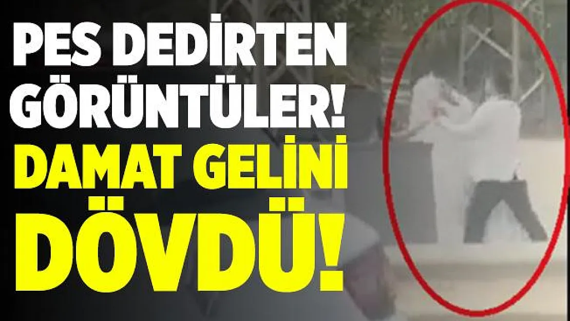 Pes dedirten görüntüler! Damat yol kenarında gelini dövdü!