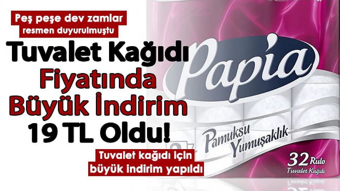 Peş peşe dev zam gelen tuvalet kağıdı için büyük kampanya başlatıldı! Tuvalet kağıdı için dev indirim yapıldı 19,90 liraya satılıyor: Kota sınırı yok, tükenmeden hemen alın
