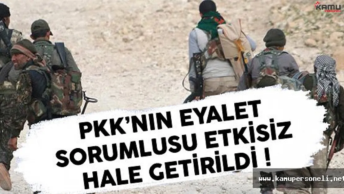 PKK'nın Eyalet Sorumlusu Etkisiz Hale Getirildi
