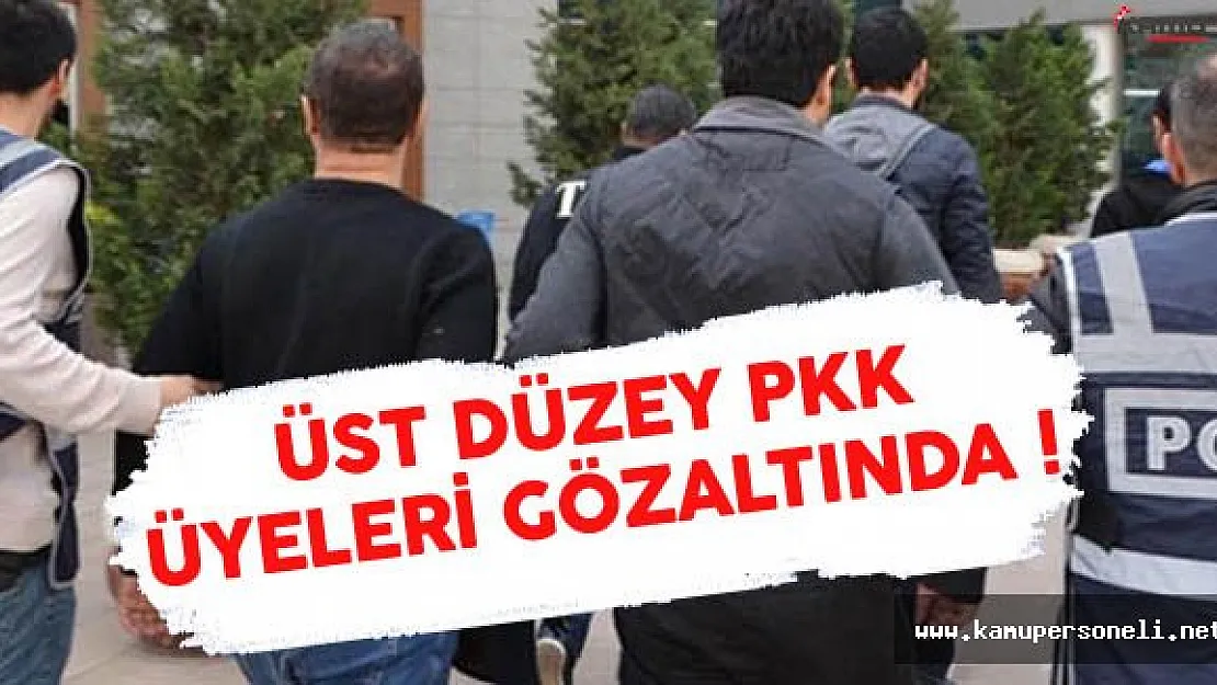PKK'nın Üst Düzey Elemanları Gözaltında