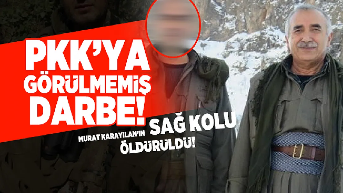 PKK'ya görülmemiş darbe! 10 milyon lira ödülle aranan Murat Karayılan'ın sağ kolu Vahdettin Karay öldürüldü!