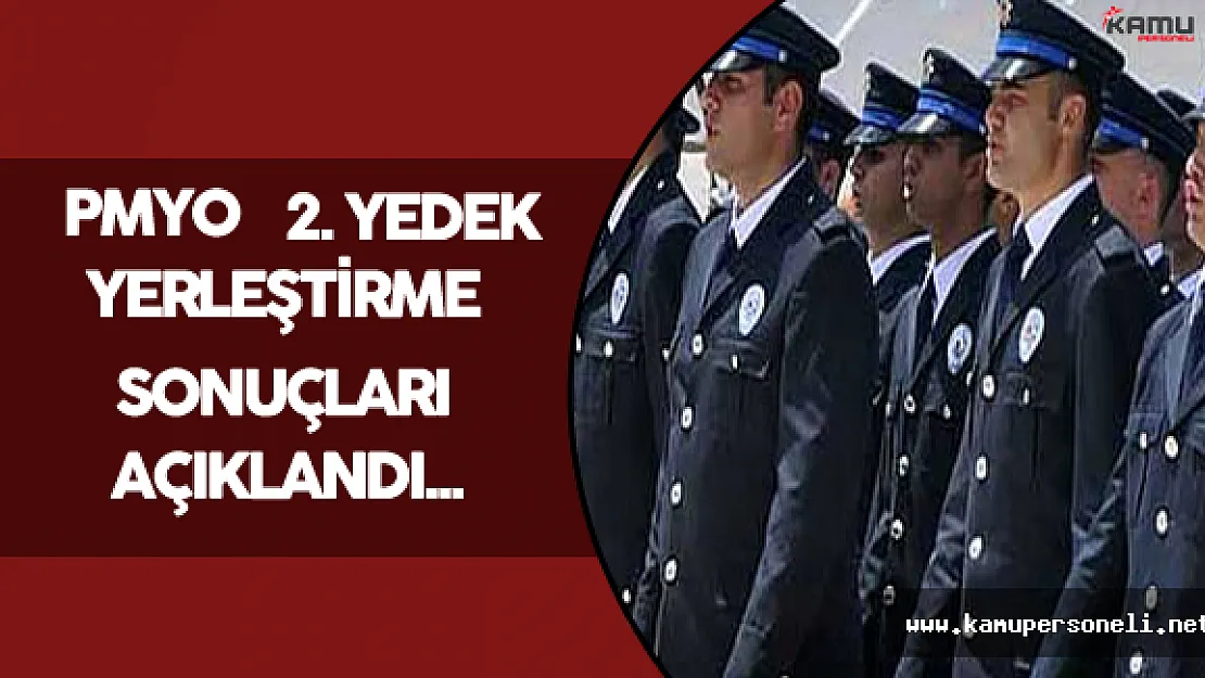 PMYO 2. Yedek Yerleştirme Sonuçları Açıklandı !