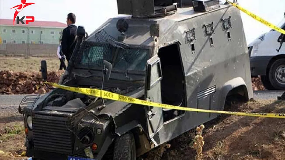 Polis Aracına Bombalı Saldırı! Yaralı Polisler Var!