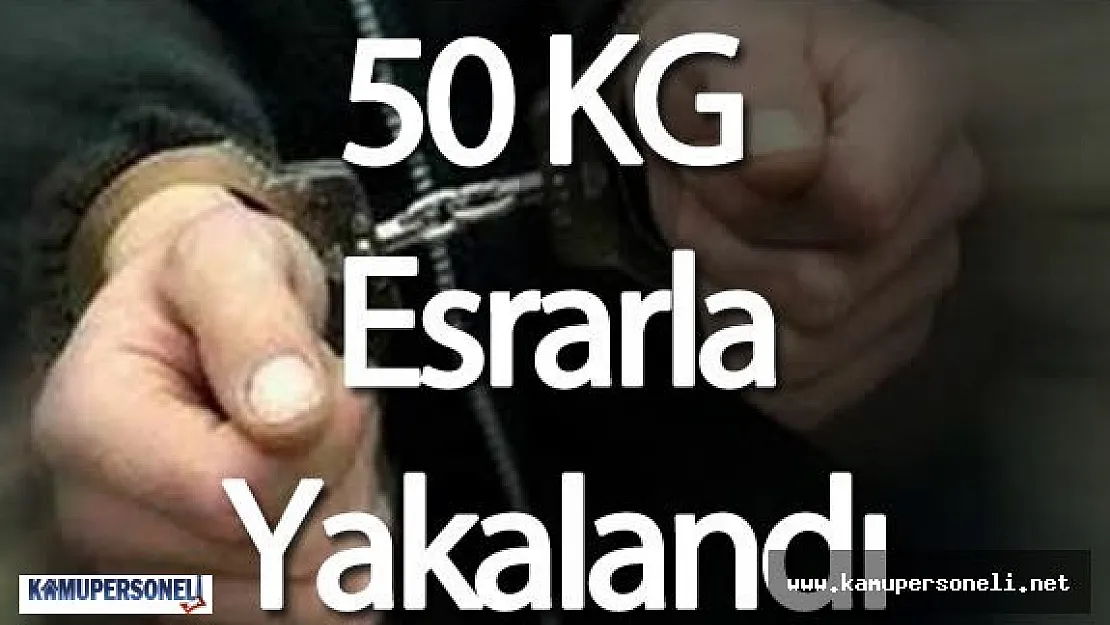 Polis Memuru 58 KG Esrarla Yakalandı