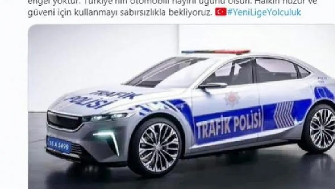 Polis ve Jandarma yerli otomobil görüntülerini giydirip paylaştılar: Sabırsızlıkla bekliyoruz