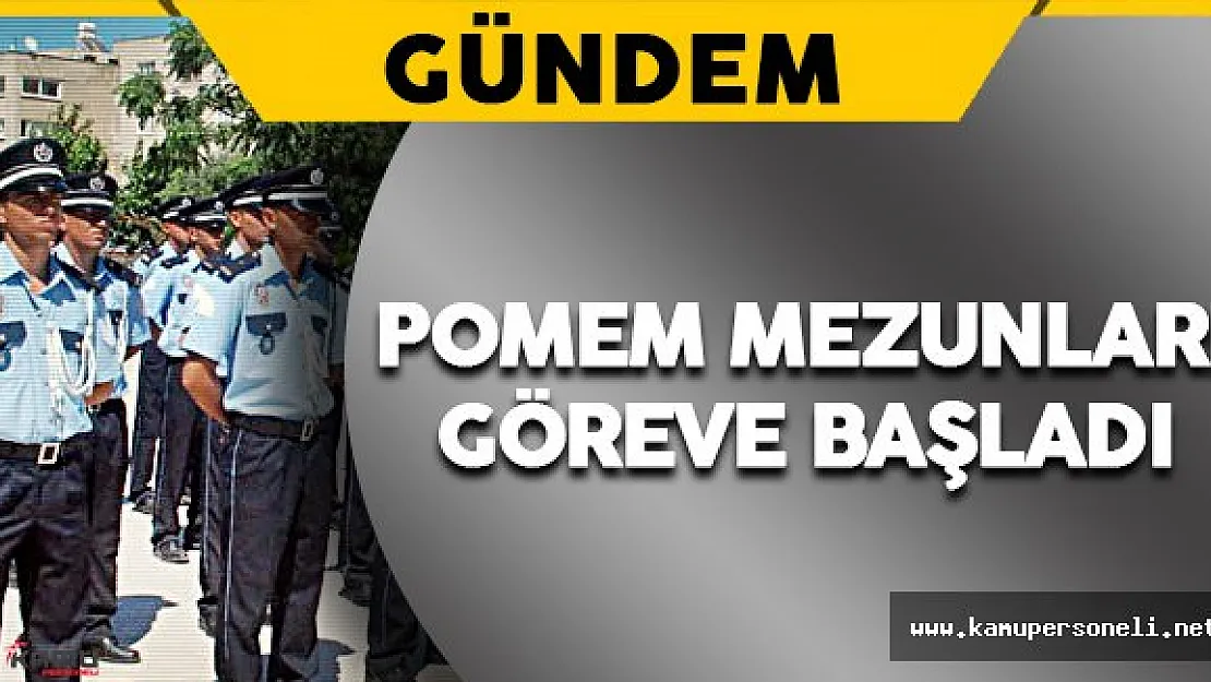 POMEM'de Eğitimini Tamamlayanlar Emniyet Teşkilatına Katıldı